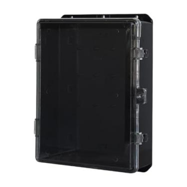 Imagem de shamjina Caixa elétrica externa à prova de intempéries, faça você mesmo, caixa de distribuição de energia resistente, de filtro de linha para hotel, casa, 22.9 Cm X 8.5 Cm X