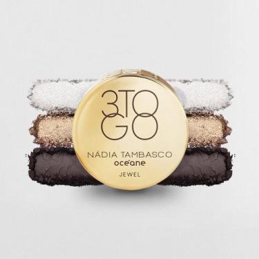 Imagem de Trio de Sombras Nádia Tambasco By Océane - 3 To Go Palette Jewel 7,8g