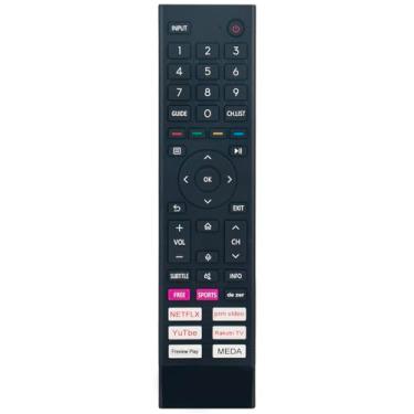 Imagem de Beyution Controle remoto de substituição de voz ERF3A80 compatível com Hisense Smart TV ERF3A80(0012) 43A6G 50A6G 55A6G 60A6G 65A6G 70A6G 75A6G 43A6GTUK 75A6GTUK 55A6GTUK 65A6GTUK 50A6GTUK 50A6GTUK