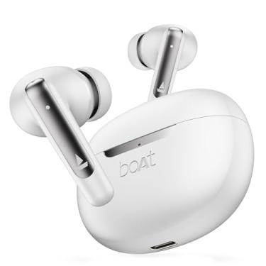 Imagem de boAt Fones de ouvido Airdopes 141 ANC TWS recém-lançados com reprodução de 42 horas/modo Beast™ de baixa latência de 50 ms/tecnologia IWP™/som exclusivo/microfones quádruplos com carregamento ENx™