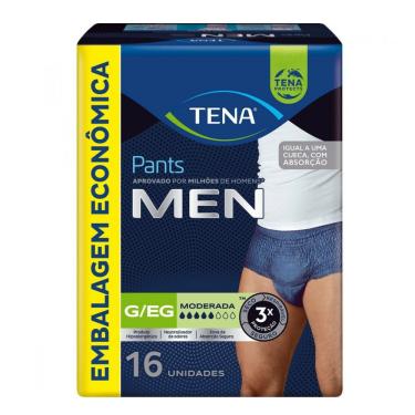 Imagem de Roupa Íntima Descartável Tena Pants Men G/EG 16 Unidades