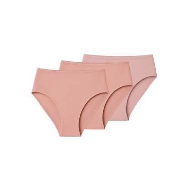 Imagem de Kit com 3 Calcinhas Alta Liz 50231 Colorido, Bege, XG