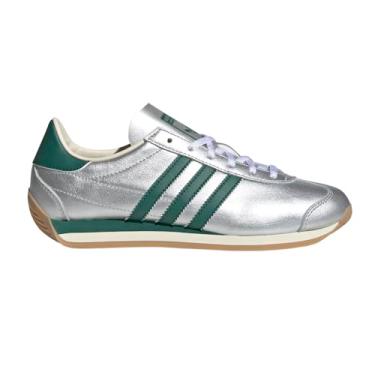 Imagem de Adidas Originals Country Casual - Feminino (IE8412, Prata Metálico/Verde Colegiado/Branco Creme), Prata metálico/verde universitário/branco creme, 37