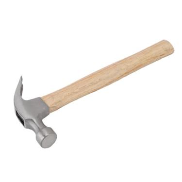 Imagem de Cryfokt Martelo de Garra Reta, Martelo de Prego de Aço de Alto Carbono para Trabalhar Madeira, Alça de Fibra de Vidro Forjada, Suporte de Unhas Magnéticas, Alça de Madeira de Carvalho,