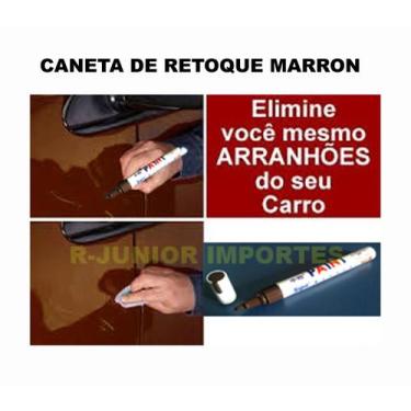 Imagem de Caneta de rotoque em riscos pintura automotiva cor vermelha - SIPA, MA