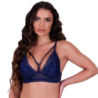 Imagem de Sutiã com Bojo de Tirinhas Renda Strappy Silvana - NAKA MODAS, G, Tran