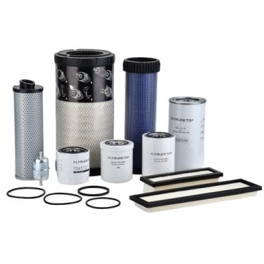 Imagem de FLTRUCKTOP Kit de filtro para minicarregadeiras Bobcat S62 S64 S66 S76 T62 T64 T66 T76 substitui 7386224 7386225 7414582 7336334 7319444 7343111 02 73 48032