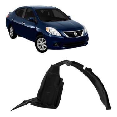 Imagem de Parabarro Dianteiro Compatível Com Versa 2011 2014 Lado Direito Proteção Da Caixa De Roda Contra Sujeira Pedras Barro Preserva Suspensão Motor E Evita Danos Com Instalação Correta E Ajuste Seguro