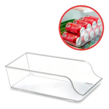 Imagem de Suporte Geladeira Organizador Lata Cerveja Refrigerante Cor