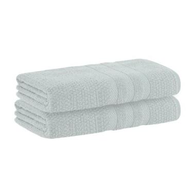 Imagem de Kit 2 Toalha De Banho Vanilla Extra Soft Buddemeyer 70x135cm, Verde - 