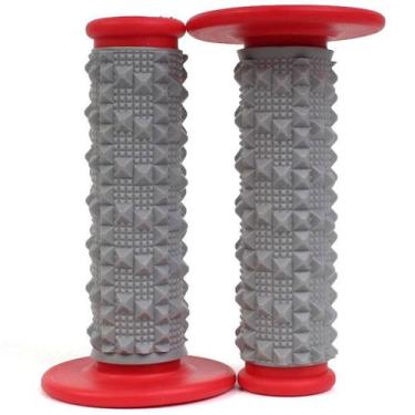 Imagem de Manopla BR Parts Xtremer, Cinza, Vermelho