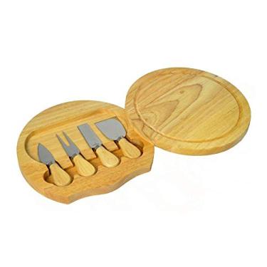 Imagem de Jogo de Utensílios para Queijo com Tábua Redonda - Unyhome
