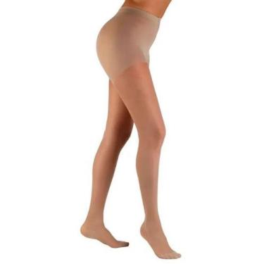 Imagem de Meia Calça 120B Audace 15-20Mmhg Com Ponteira Natural Sigvaris, Bege, 