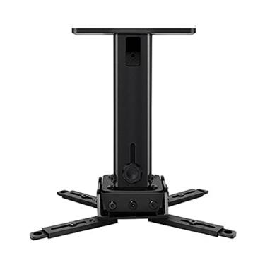 Imagem de Suporte para projetor de teto, suporte de projetor de teto de liga de alumínio, capacidade de rolamento retrátil, 25 kg, espessamento, suporte universal para projetor, suporte para projetor (cor
