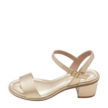 Imagem de Sandália Feminina Beira Rio Salto Baixo REF: 8379203 BRILHO ITALIA, Do