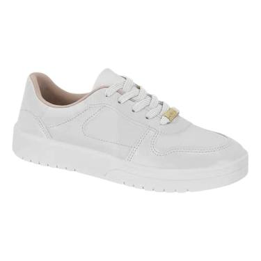 Imagem de Tênis Moleca Napa Branco Estilo Moderno Confortável, Branco, 36
