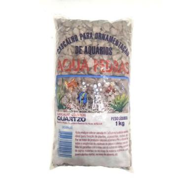 Imagem de Cristal Quartzo Decoração Aquário e jardim Dourado - 1kg - Aqua Pedras