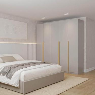 Imagem de Guarda-Roupa Modulado 3 Peças 5 Portas Jade CabeCasa MadeiraMadeira Ci