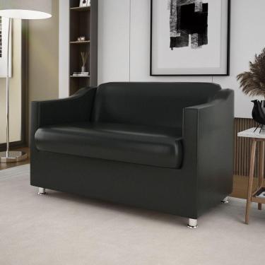 Imagem de Namoradeira Poltrona Decorativa Confortável - preto