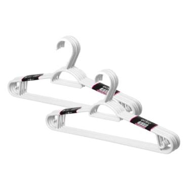 Imagem de Cabide Para Roupas Branco Armario Conjunto 10 Unidades Sanremo Kits na Web