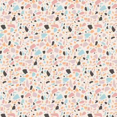 Imagem de Quadro Decorativo Flat Design Colorful Terrazzo Pattern 60x80cm Arte Moderna para Parede 50x50cm