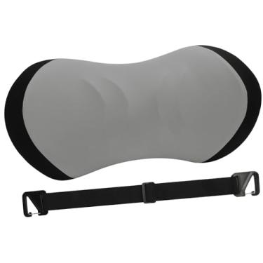 Imagem de Almofada de apoio lombar para cadeira de escritório, almofada lombar com alça ajustável, suporte para as costas para cadeira de escritório, almofada de suporte lombar para carro
