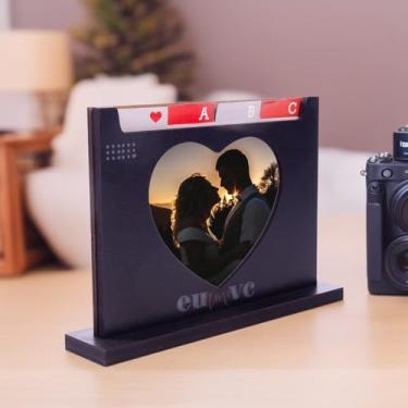 Imagem de Porta-Retrato de Casal “Eu e Você” – Design Criativo em Formato de Pasta de Arquivos