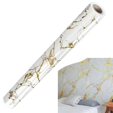 Imagem de Papel de Parede Adesivo Autocolante Marmore Reforma Reparo Obra Construçao Banheiro Cozinha Moveis Bancada Envelopamento