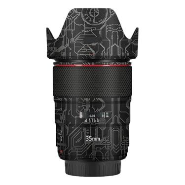 Imagem de EF 35 1,4 L II Adesivo de lente de câmera antiarranhões para Canon EF 35 mm F1.4 L II Capa protetora de película protetora (titânio circuito)