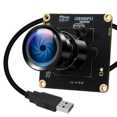 Imagem de IFWATER Módulo de câmera USB Starvis 0.0001Lux Ultra Baixa Luz H.264 HDR 1080P Módulo de Webcam de Segurança com Lente Grande Angular de 110° Plug and Play para Linux, Windows Raspberry Pi