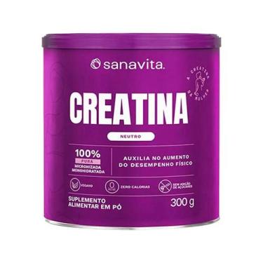 Imagem de Creatina Monohidratada Pura Neutro 300g Sanavita