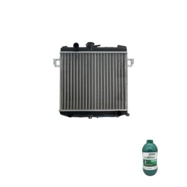 Imagem de Kit Radiador GM Chevette Chevy 500 + Aditivo Radiador Lubrax Verde Concentrado 1L