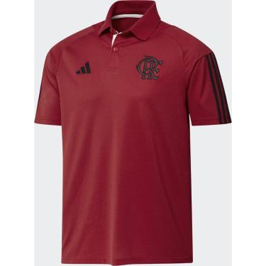 Imagem de Camisa Polo Flamengo Adidas Casual Masculina-Masculino