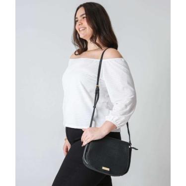 Imagem de Bolsa Transversal Crossbody Feminina Alice Palucci-34125, UN, Preto