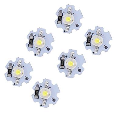Imagem de GLOGLOW 25pcs Chips de LED 5V, Contas de Lâmpada de Base de Alumínio de Alta Potência 1W 200LM Com Baixa Deterioração de Luz, para Lanternas de Iluminação DIY Faróis de Holofotes (Branco frio)