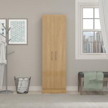 Imagem de Armário Multiuso com 2 Portas 52x170Cm MDP Carvalho 3000 MENU