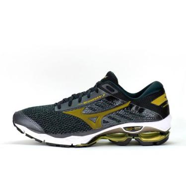 Imagem de Tênis de Corrida Masculino Mizuno Guardian 3, Preto, 41