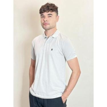 Imagem de Polo Masculina Piquet Básica Com Botões Polo Wear Bege Escuro-Masculino