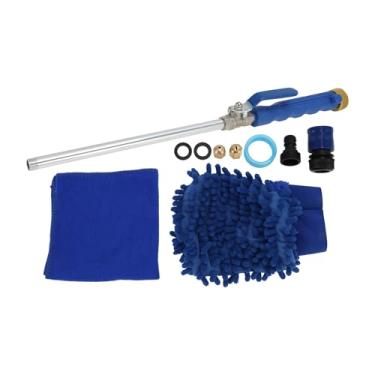 Imagem de TUCKBOLD Bocal de mangueira de água resistente, bocal de mangueira de jardim de carro de alta pressão, pulverizador manual ajustável para veículos de jardinagem, lavadora ao ar livre, banho de animais