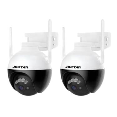 Imagem de ANJ.GG Câmera de Segurança Interna/Externa, Estilo Domo, 1080p/720p, Detecção de Movimento, Segurança/Monitoramento, S25*2, Sem fio/Com fio, Visão Noturna, Wi-Fi, App, AC/DC