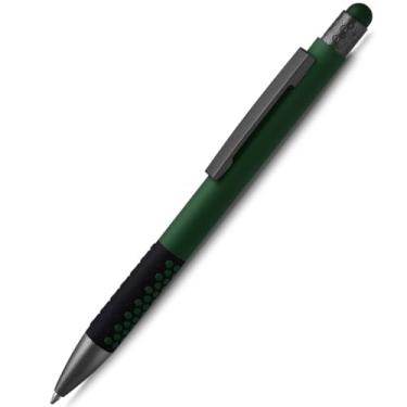 Imagem de Caneta Esferográfica Retrátil com Grip, Escrita Azul, Plástico, Kit com 1 e 2 Unidades (Verde 1)