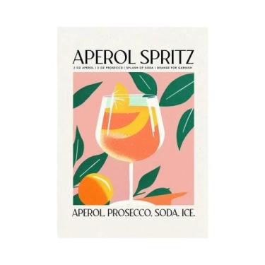 Imagem de Arte De Parede Em Lona Com Bebidas De Coquetel Retrô: Negroni, Daiquir