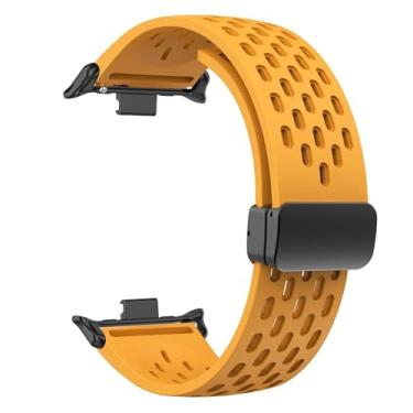 Imagem de BIK Cinta de silicone para Redmi Watch 4/8 Pro Magnetic Buckle Sports Band para Mi Band 8 Pro Correa Bracelet Acessórios Bandas de vigia(Yellow,For mi8Pro)