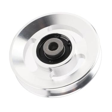 Imagem de Dioche Polia de Fitness Roda Liga Alumínio Ginásio Acessório Universal Equipamento Exercício Treinamento Força para Casa Ginásio Acessórios Treino (Diâmetro 90mm)