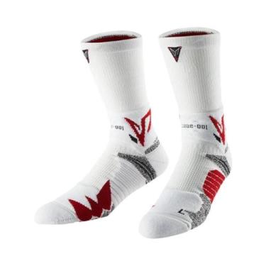 Imagem de Meias Esportivas De Compressão Elástica Antiderrapantes Com Suporte De