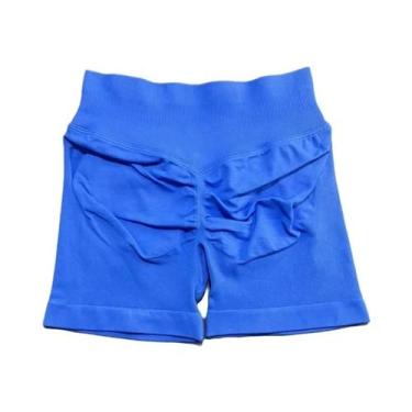 Imagem de Shorts De Yoga Femininos De Cintura Alta Para Fitness E Treino, Com Ef