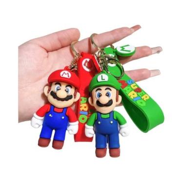 Imagem de Chaveiro Super Mario Fofo: Pingente De Carro Mario, Toad, Yoshi, Goomb