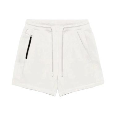 Imagem de Shorts Masculinos De Corrida Com Estampa Camuflada Casual Esportivo Pa