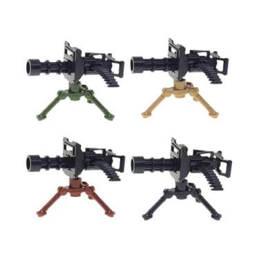 Imagem de Conjunto De Blocos De Montar Militares Com Figuras De Soldados, Armas 