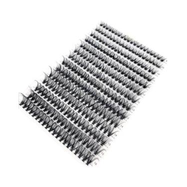 Imagem de Cílios Postiços De Volume 3D Russos Em Cacho, De Visom Natural Macio, 